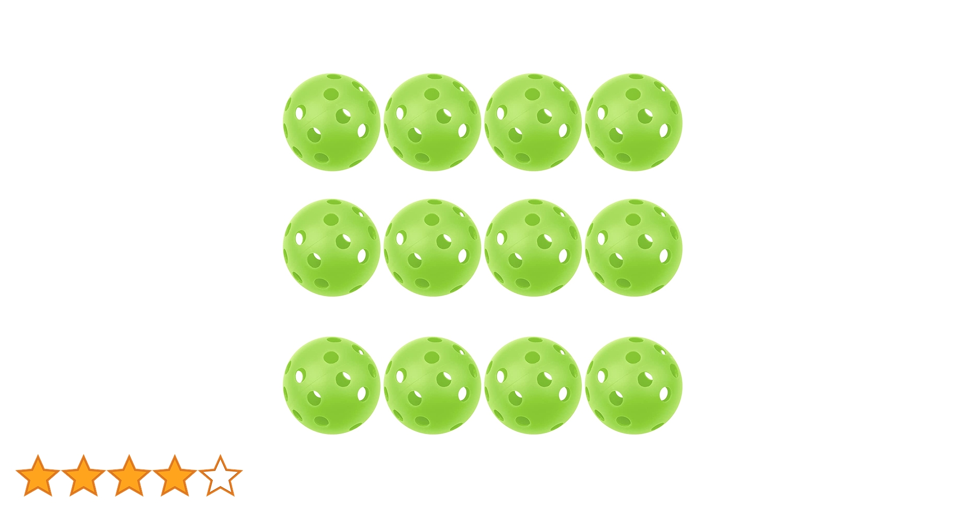 Amazon | Faxco グリーンプラスチック野球ボール スポーツ中空ボール